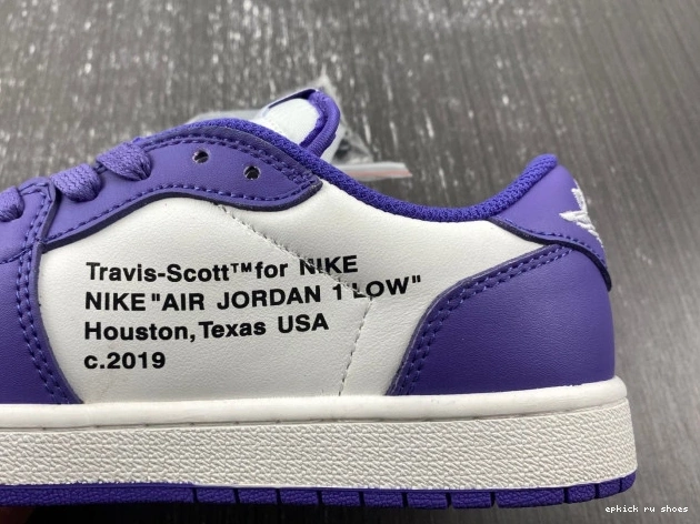 Cheap OFF-WHITE AIR SCOTT JORDAN CUSTOM X TRAVIS 1 X DM7890-386 0804